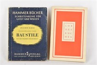 (1947) Hammer Bucher BAUSTILE Book