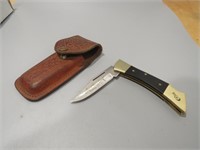 Case Knife & Leather Pouch