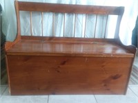 Vintage bench with storage