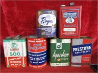 (6)Anti freeze/varnishes/wash cans.