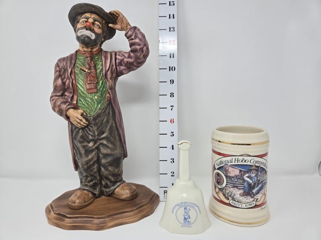 Britt Hobo Budweiser Stein, Bell, & Unmarked