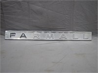 Vintage McCormick Farmall Car Sign/Part
