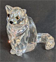 Swarovski Crystal Sitting Cat Figurine