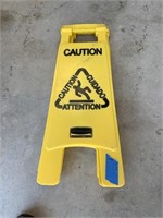 2 Caution Wet Floor Signs