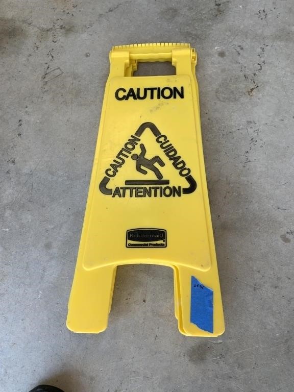 2 Caution Wet Floor Signs