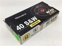 50 Rounds 40 S&W Ammo - 180gr FMJ
