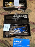 Tool box with tools