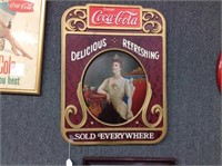 Coca Cola Woman Advertisement Sign
