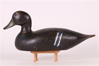 Black Duck Decoy by Ernest Brunet of Quebec,