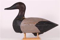 Canvasback Drake Duck Decoy by Seymour Smith of