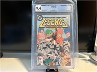 D.C. Legends #3 CGC Graded/Slabbed 9.4 Comic Book