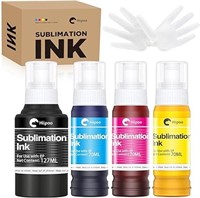 Hiipoo Sublimation Ink Refilled Bottles Compatible