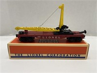 Lionel No. 6660 Boom Crane Car With Box