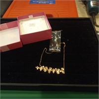 .925 Rose Gold Finish Necklace