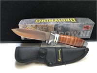 Browning Hunter Stacked Leather Handle
