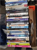 FLAT OF VARIOUS TITLED DVD MOVIES
