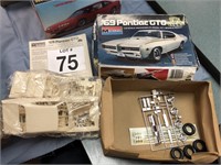 Unbuilt 1969 Pontiac GTO Judge Model Kit