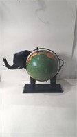 Decorative Elephant Stand Globe U14B