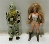 2 Action Figures-Ghostbusters Mummy & SHE-RA