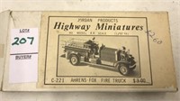 HO JORDAN Highway Miniatures