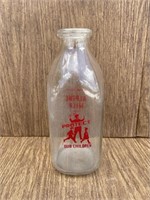 Primitive Alpine Milk Co Glass Bottle