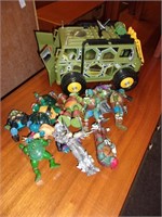 Grouping of Teenage Mutant Toys