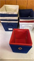 10 - Cloth Storage Bins and 2 - Small Cloth