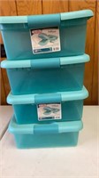 4 - Sterilite Totes with Lids