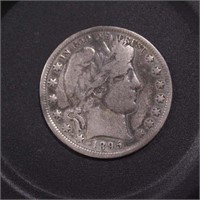 US Coins 1895-O Barber Half Dollar, circulated