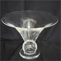 Signed Steuben glass vase