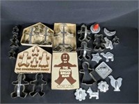 Large Grouping Of Vintage Cookie Cutters