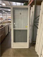 32"x76" LH Steel Door/Storm Door Combo