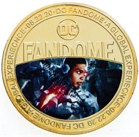 FANDOME 24kt Gold Leaf Collector Medallion Key Fob