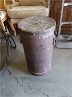 Antique metal can