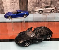 Porche, Corvette & 911 di-cast cars