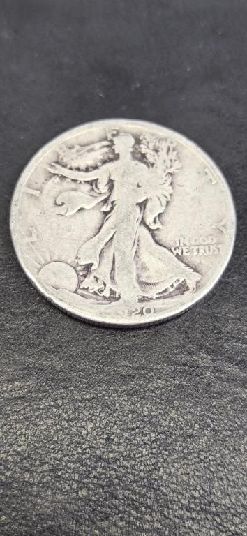 1920 Walking Liberty (90% Silver)