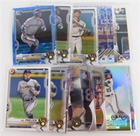 Brewers Young Prospect & Rookie Card Lot, 4 each