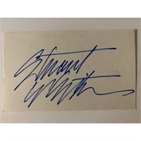 Stuart Whitman signature cut