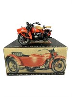 1933 Harley Davidson Motorcycle/Sidecar Bank With