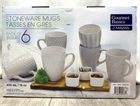 Mikasa 6-piece Stoneware Mugs