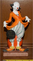 Toscany Clown Museum Ceramic Figure 8.5" Tall