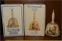 (3) Hummel Goebel Ceramic Annual Bells 1978-79-80