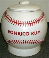 ** 1970's Ronrico Rum Advertising "Baseball"