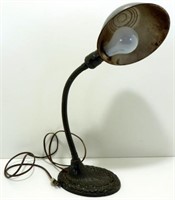 * Vintage Gooseneck Adjustable Lamp - Works,