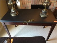 1 Drawer Wood Console Table - 4' x 2' x 30"