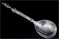 Danish sterling silver tea caddy spoon