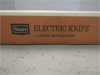 Sears Electric Knife w/2 Blades S.S.