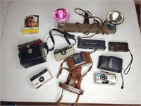 Vintage camer lot Hawkeye and more