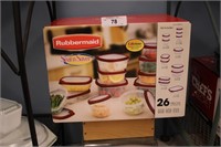 NIB RUBBERMAID 26PC SEAL N SAVER