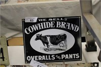 PORCELAIN COWHIDE BRAND OVEWRALLS ANDY ROONEY
